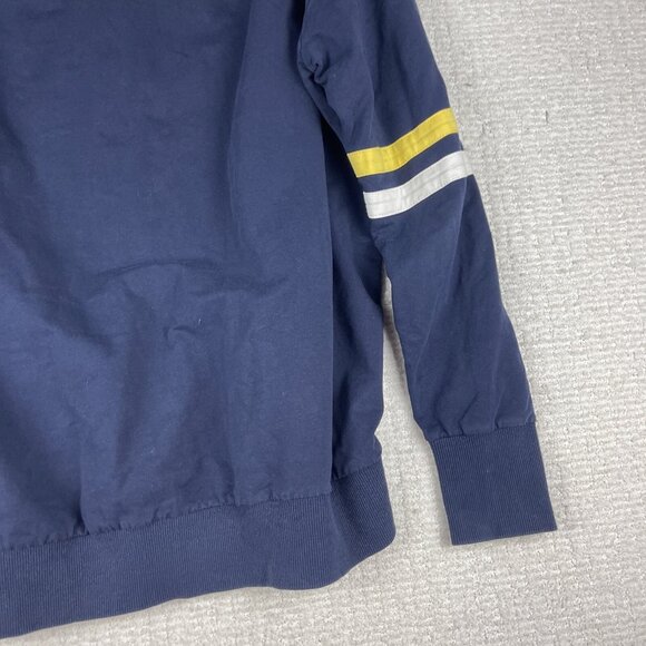 Men's Atelier New Regime ANR Long Sleeve M Yellow/Navy Blue Embroidery - Picture 14 of 15